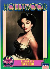 1991 Starline Hollywood Walk of Fame #20 Elizabeth Taylor