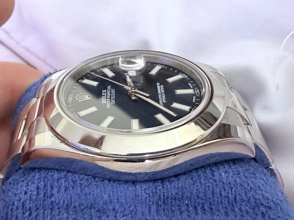 Rolex Datejust 41 mm azul índice Oyster 1 como nuevo  Foto 3 de 4