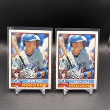 2025 Topps Heritage High Number #577 Alex Call Los Angeles Dodgers (2) Cards