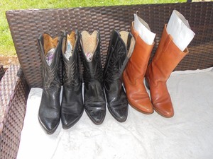 mens leather cowboy boots uk