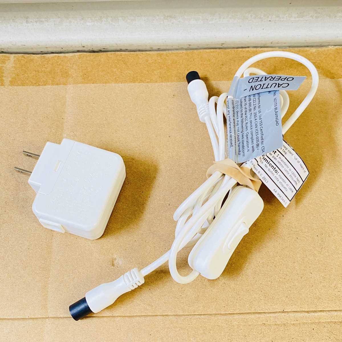 Genuine Ikea 24V 0.125a 3W LED Power Adapter Cable Switch ICPSW24