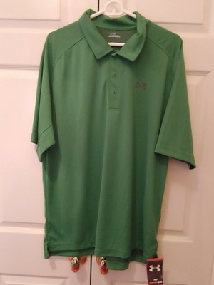 green under armour golf shirt
