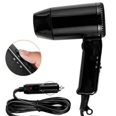 12V Folding Hair Dryer Car-Styling Hair Dryer Portable Travel Hair Dryer US  