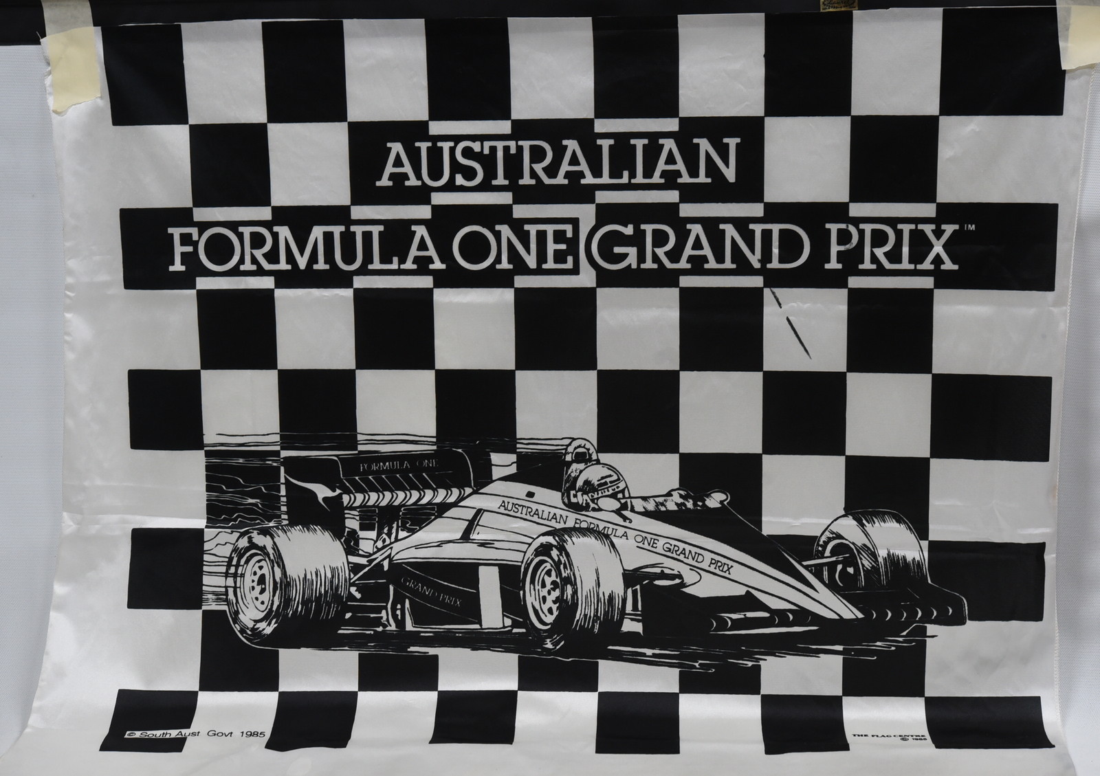 Adelaide Australian Forumula One Grand Prix Flag 1985 eBay
