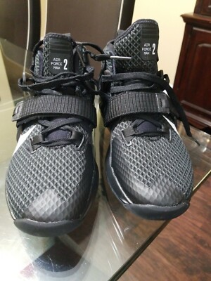 Nike Mens Air Force Max II Basketball Shoes - Black - AV6243-002 Nike Air Force Max II-AV6243-002 (11 US D) : Buy Online at  main image 4