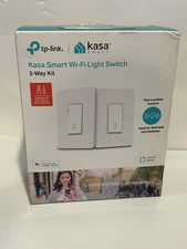 Kasa Smart 3 Way Switch HS210 KIT 2 Pack Wireless 2.4GHz Wi-Fi Light Switches