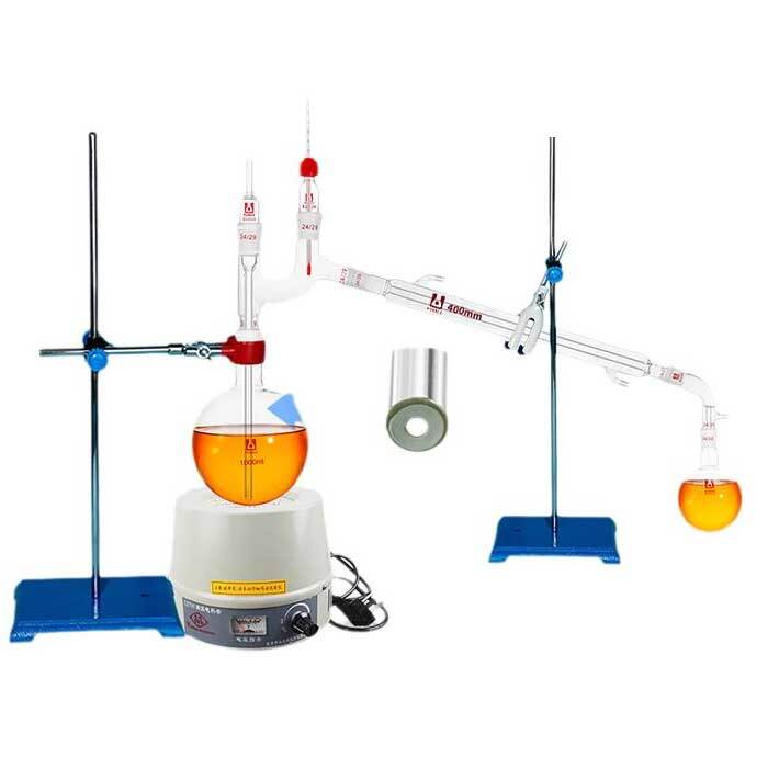 Lot De 5 Bateaux De Pesée En Verre + Entonnoir - Matériel De Laboratoire