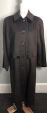 Women’s 12 Xl Vintage Mario De Pinto Mdp Brown Wool Long Coat Usa