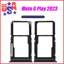 OEM SIM MicroSD Card Tray Holder Slot+Pin For Motorola Moto G Play 2023 (XT2271)