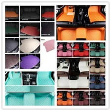 3D Car Floor Mats fits Ford Mustang Black All Weather Waterproof Protection