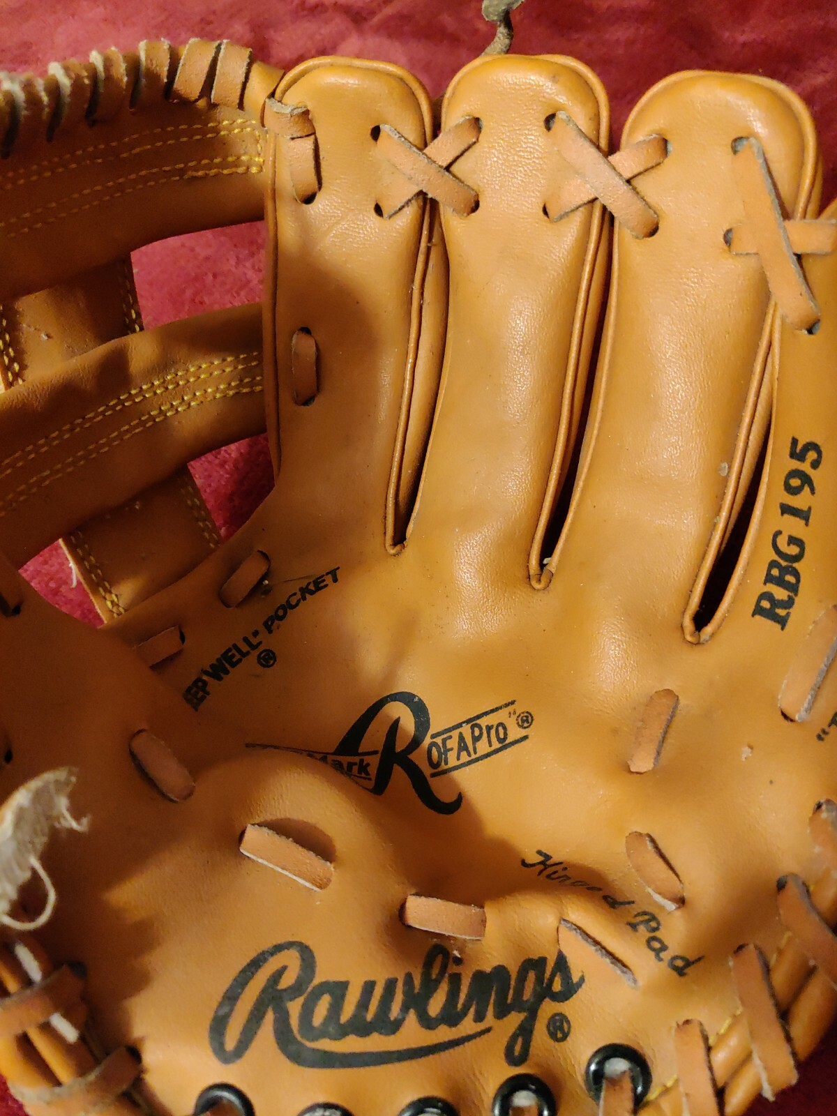 Rawlings RBG195 The Mark of a Pro Youth Tball/Little League Glove 9