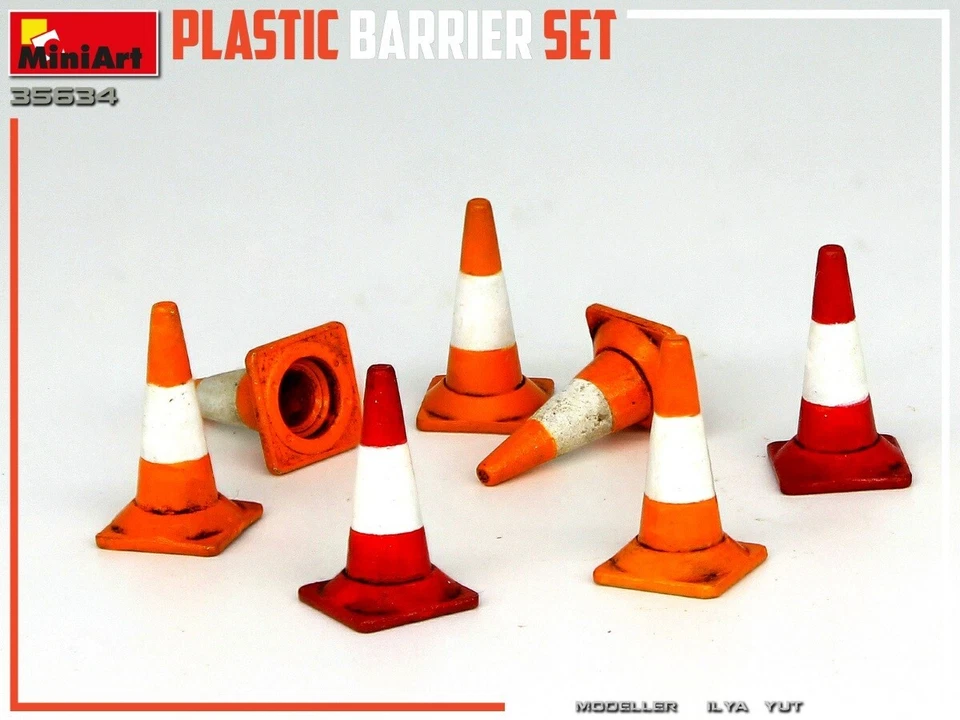 Mini Art 1/35 Barriere Plastica 35634 Modellino - Immagine 4 di 4