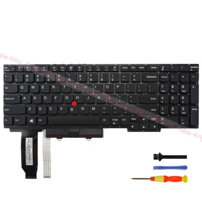 Non-Backlit US Layout Keyboard for Lenovo Thinkpad E15 Gen2 E15 Gen3 E15 Gen4