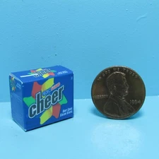 Dollhouse Miniature Detailed Replica box of Cheer Laundry Detergent G042