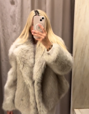 ZARA NEW WOMAN FAUX FUR JACKET ZW COLLECTION ALL SIZES REF ZARA NEW WOMAN FAUX FUR JACKET ZW COLLECTION ALL SIZES REF