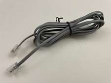 6.5ft Grey Telephone Landline Cord Cable Line Wire with Standard RJ-11 Plug