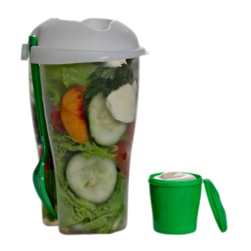 Salad Fresh Salad to Go W/ Dressing Container and Fork (Single)