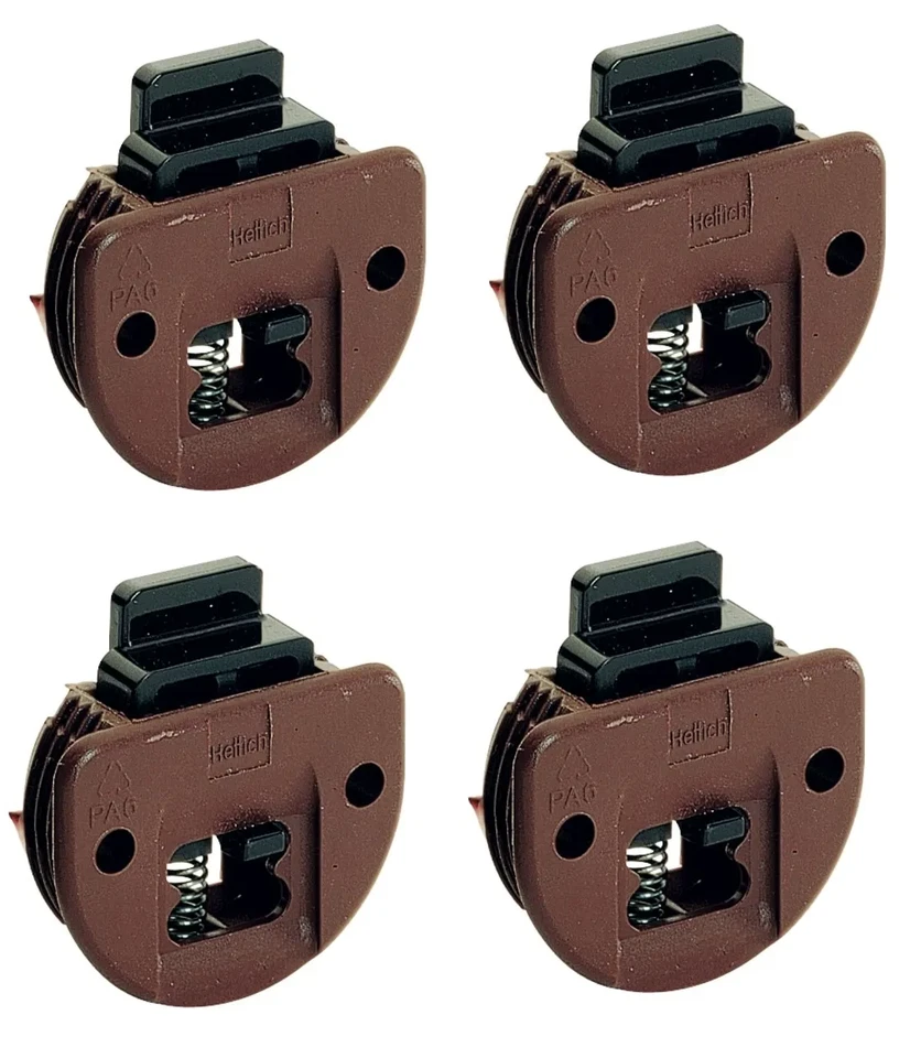 HETTICH SLIDE LINE 55 Führungsteil Führungsriegel Schiebetür Riegel 25123 braun