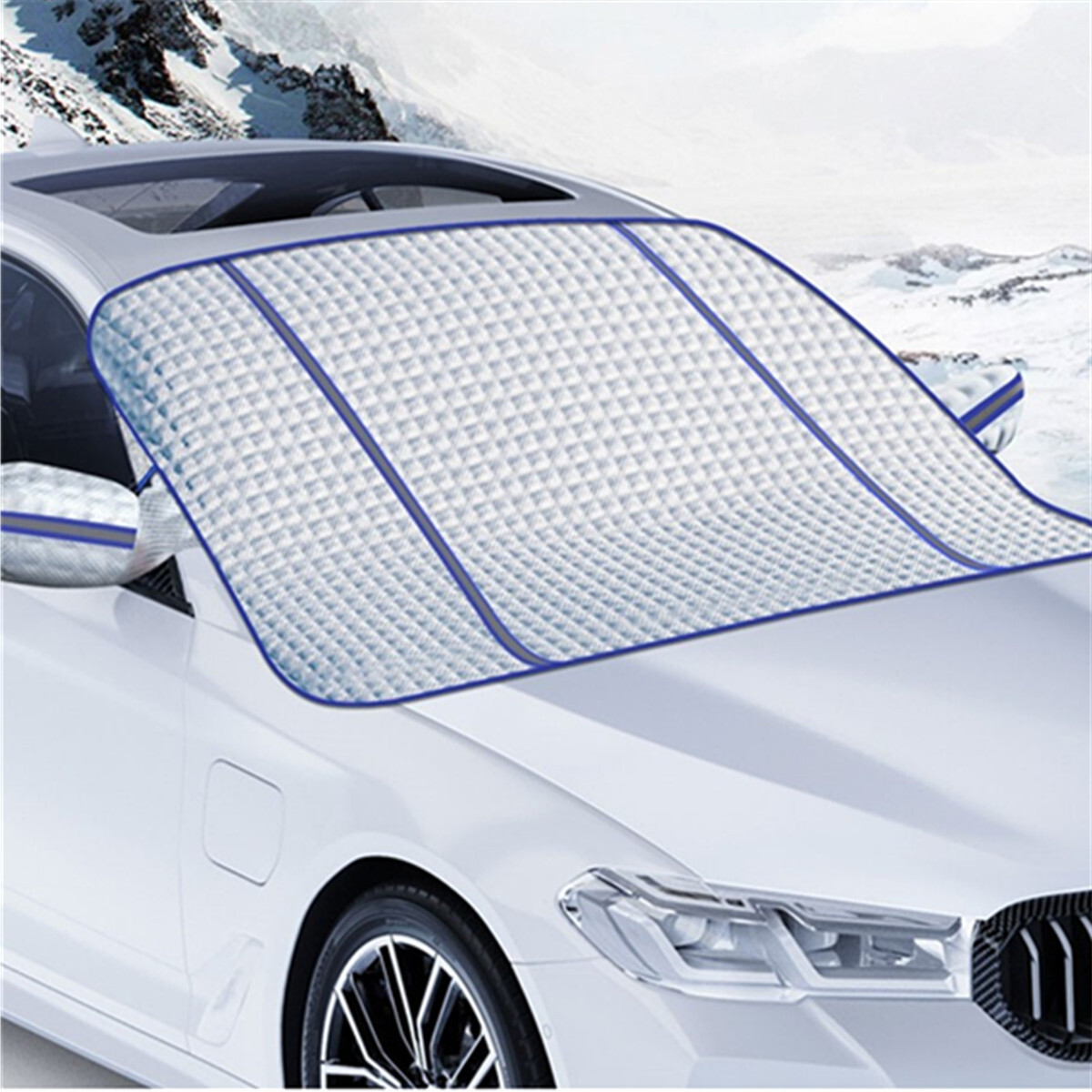4-Season Car Windshield Snow & Sun Protector Cover