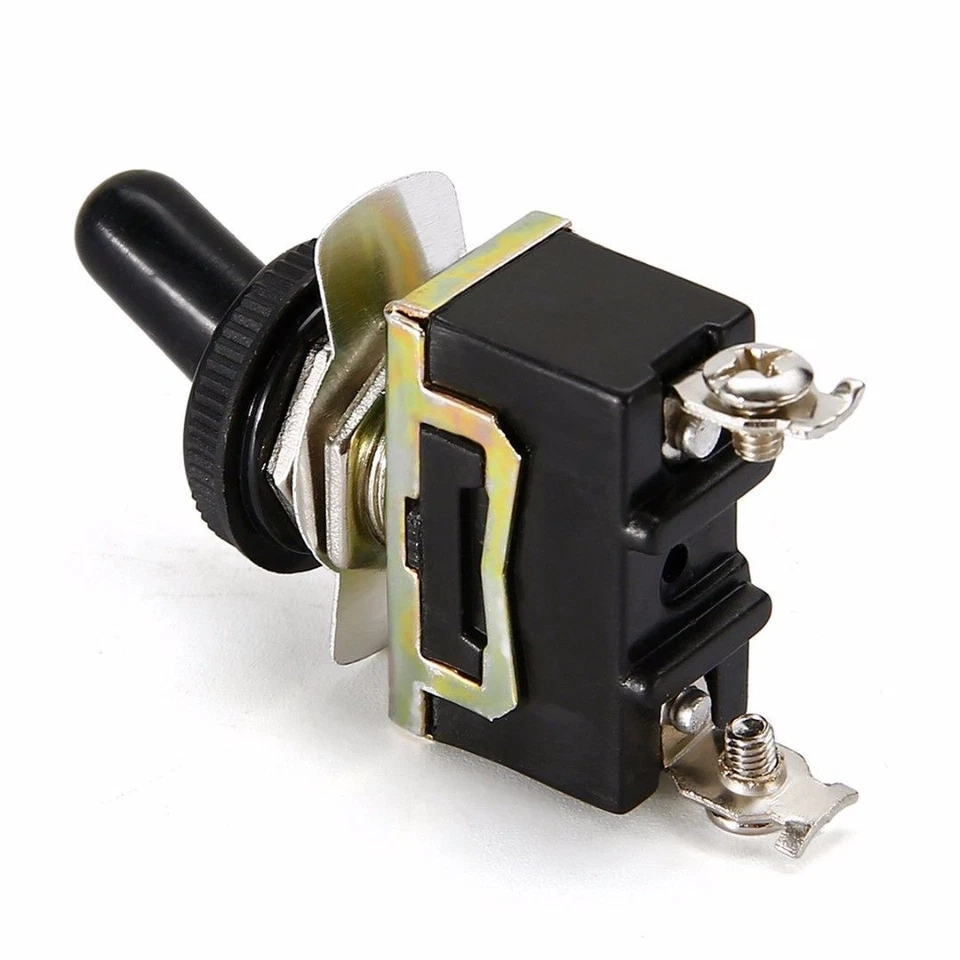 2PCS 12V Heavy Duty Toggle Flick Switch ON/OFF Car Dash Light Metal SPST 12 Volt - image 3 of 4