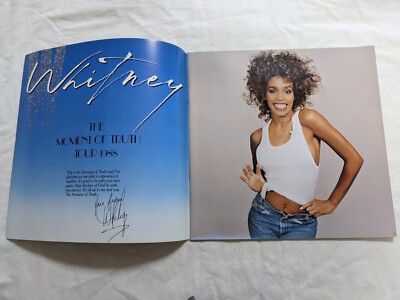 Whitney Houston 1988年日本公演　Tシャツ LARGE Moment of Truth World Tour T-Shirt - Whitney Houston