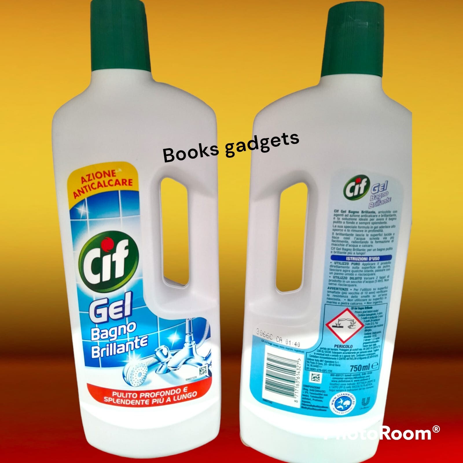 Cif Gel Bagno Brillante 750ml - Set 12x per una Casa Splendente