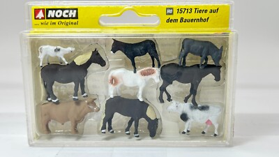 Noch H0 15713 animals on the farm in original packaging