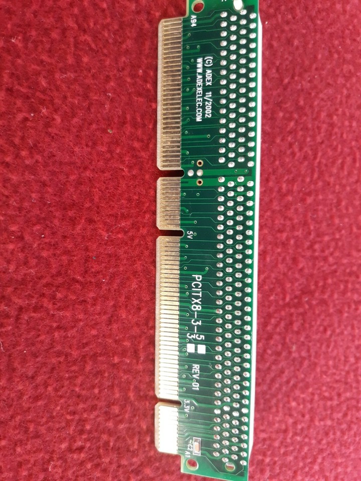 Adex Electronics 1U PCI-X PCI 64 Riser Card PCITX8-3 B-side | eBay