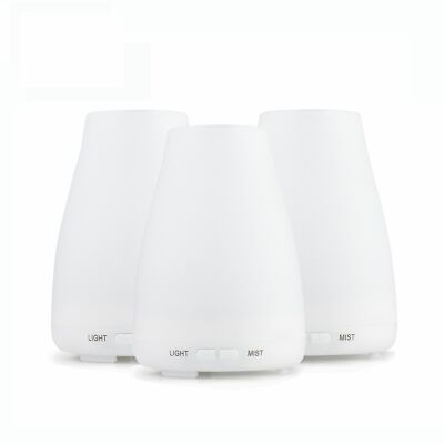 3Units EcoGecko Aromatherapy Essential Oil Diffuser, Aroma Diffuser with LED