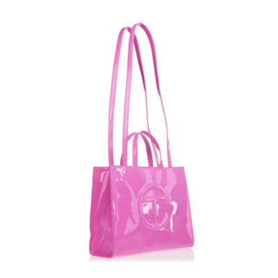 Telfar Medium Shopping Bag Pink Patent