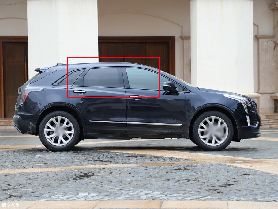 For 2016 2017-2020 Cadillac XT5 Carbon Fiber Sticker Window B-C Pillar Post Trim