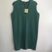 ASOS Green Waffle Knit Sleeveless Sheath Dress Size 8 NWT