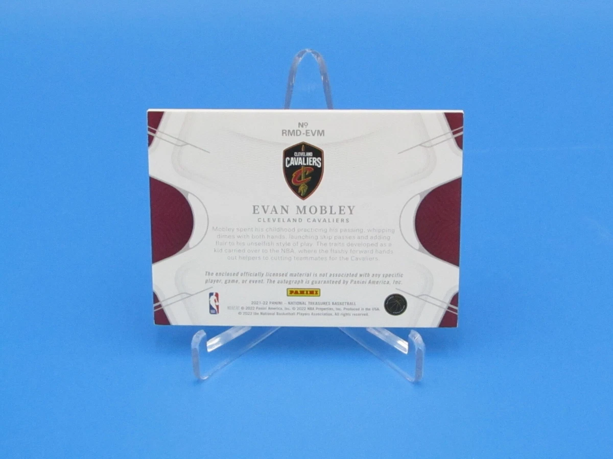 2021-22 National Treasures Evan Mobley RC RPA Patch Auto SP 49/99
