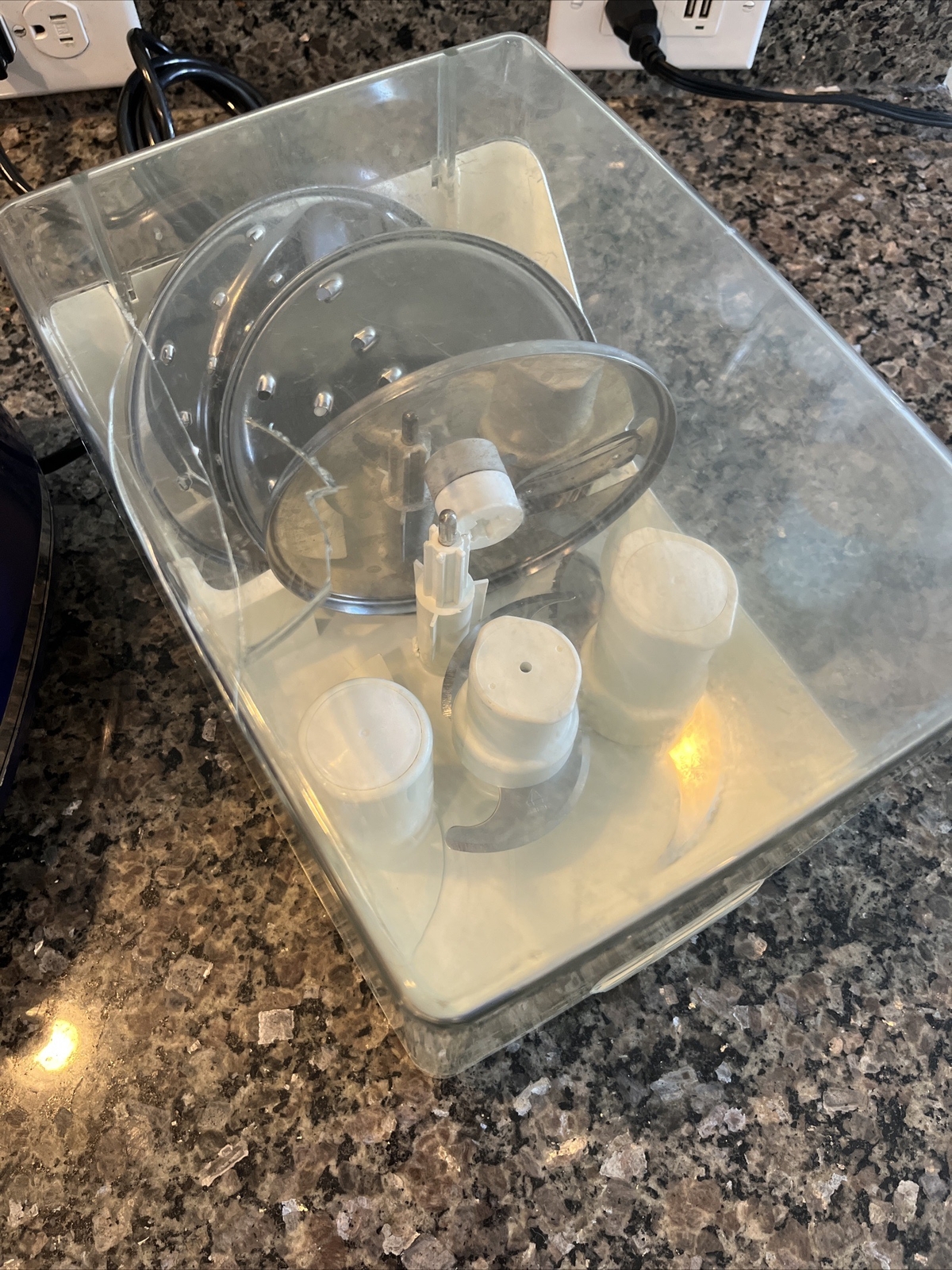 Kitchen Aid Food Processor KFP600BU Cobalt Blue Works /With All