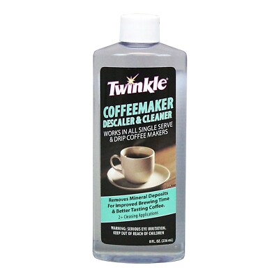 Twinkle Single Serve & Automatic Drip Coffee Maker Liquid Cleaner