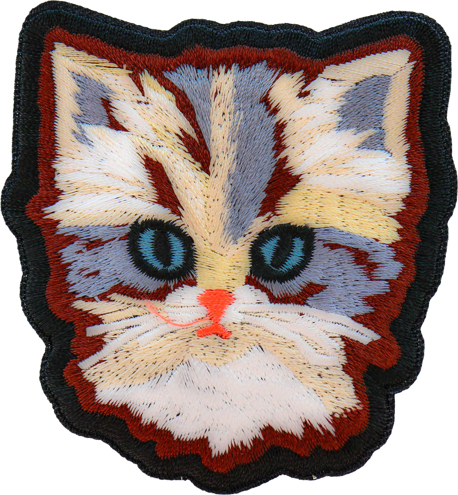Adorable Cat Iron on Patch - 3x3 inch - P7373