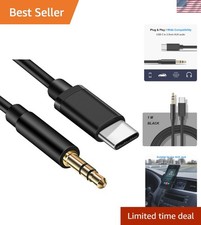 Fast Charging USB C to 3.5mm Aux Audio Cable - Connect Your Devices Effortlessly