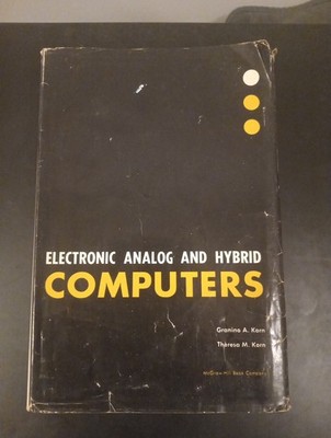 Electronic Analog and Hybrid Computers by Granino & Theresa Korn 1964 HC w/DJ