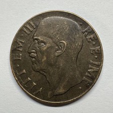 1942 Italy 10 Centesimi - Coin #D-005