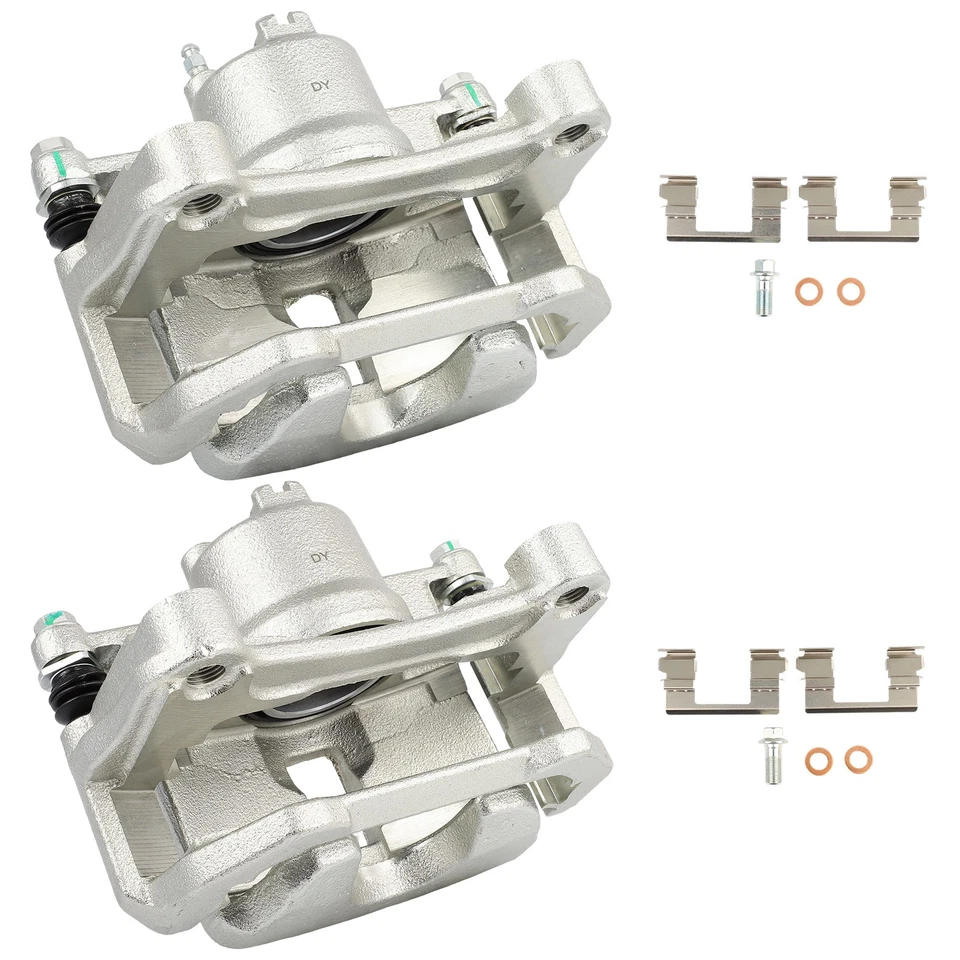 For 09-20 Nissan Maxima 09-12 Sentra 2pcs Silver Front Brake Calipers Foto 2 de 4