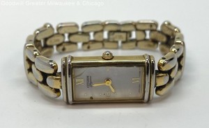 Citizen 591540 Gold Tone Mother Of Pearl Dialed Ladies Watch 35.8g