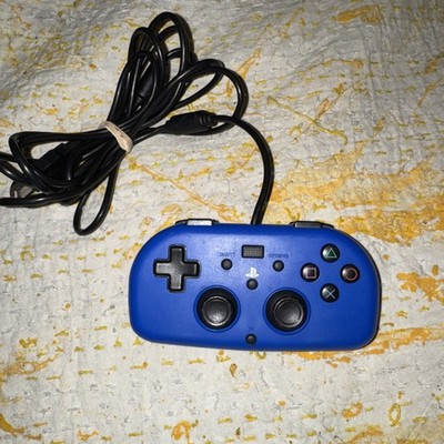 Hori Mini Wired Gamepad for PlayStation 4 PS4 - Blue PS4-100U Controller Tested