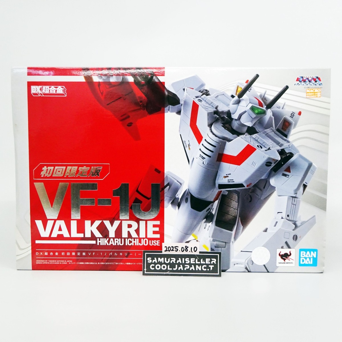 DX Chogokin Macross VF-1J Valkyrie Hikaru Ichijo Limited Action