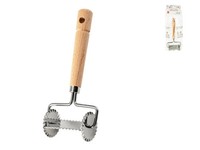 hOme Tagliatortelli Festernde Aus Edelstahl Mit Holzgriff