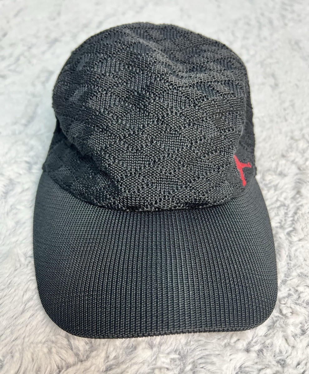 Vintage Nike AIR JORDAN Jumpman Knit Woven Flex Fit Hat Cap S/M