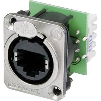 Neutrik NE8FDV-YK RJ45 EtherCon  D Series Data Connector Straight Po Outlet