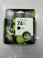 HP 74XL Black High Yield Ink Cartridge CB336WN Genuine HP OEM Exp Feb 2014 New