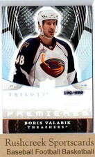 2008-09 Upper Deck Trilogy #159 Boris Valabik /999 RC Rookie