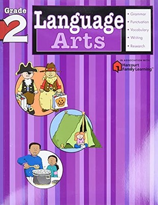 Language Arts: Grade 2 (Flash Kids Harcourt Family Learning),Fla