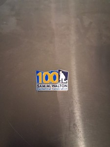 Walmart Sam Walton 100 Year Centennial Celebration Lapel Pin